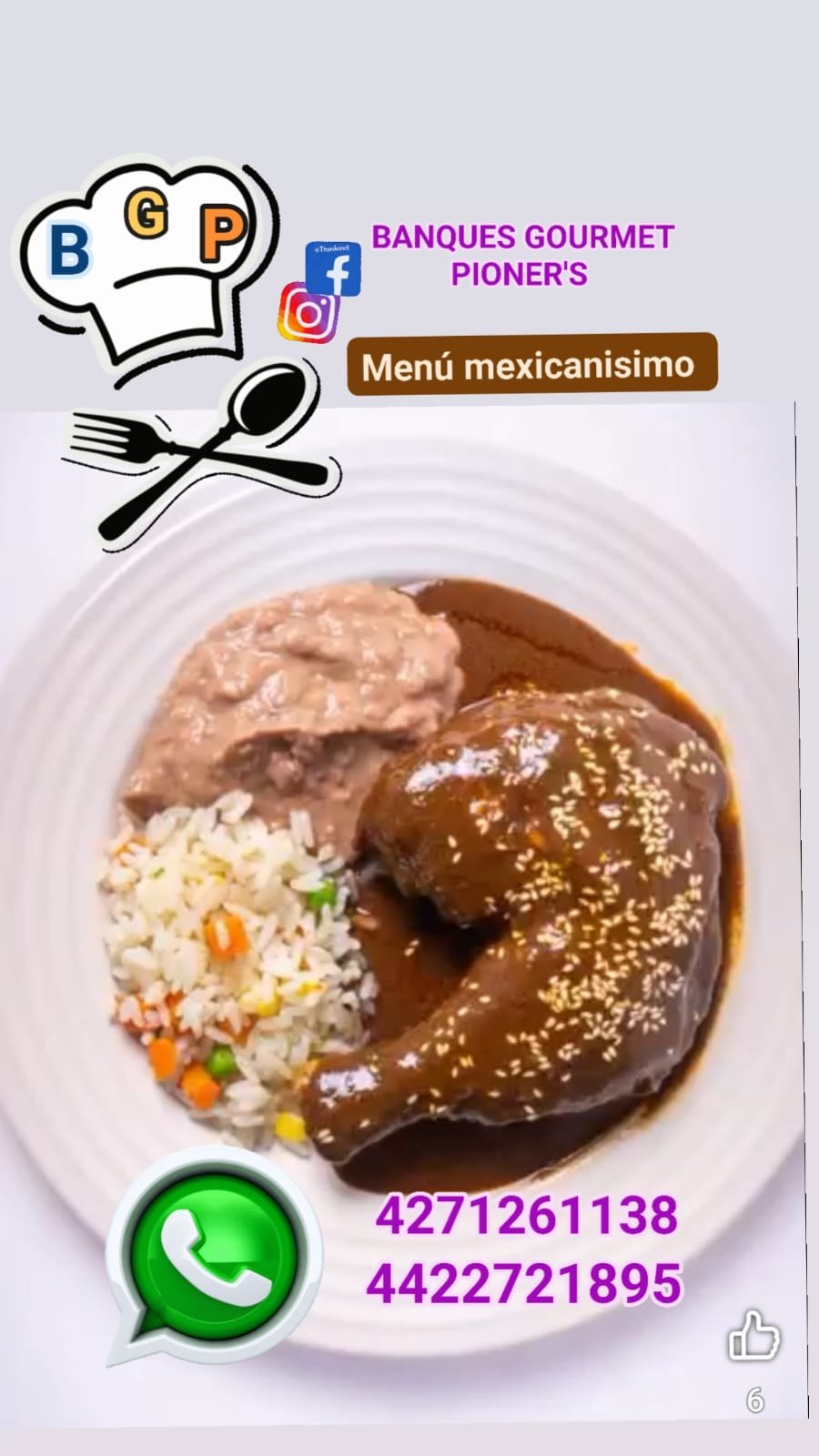 Diseño de menú informativo